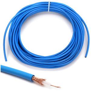 Canare LV-61S 75 ohm Video Coaxial Cable - Blue 60 Foot