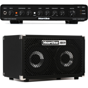 Hartke LX5500 500-watt Bass Head and 500-watt 2x10" Bass Cabinet
