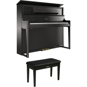 Roland LX708 Digital Upright Piano - Charcoal Black