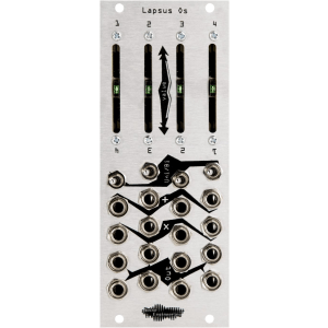 Noise Engineering Lapsus Os 4-channel Attenuverter Eurorack Module - Silver