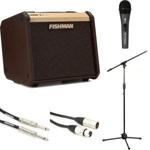 Fishman Loudbox Micro 40-watt 1 x 5.25-inch Acoustic Combo Amp Songwriter Bundle