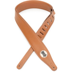 Levy's M17VGN 2.5-inch Padded Vegan Leather Guitar Strap - Tan
