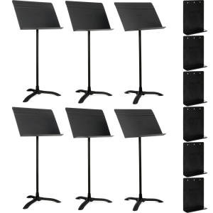 Manhasset Model 48 Symphony Music Stand with Extension 6-pack - Black