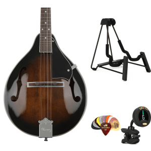 Ibanez M510 Mandolin Essentials Bundle - Dark Violin Sunburst High Gloss