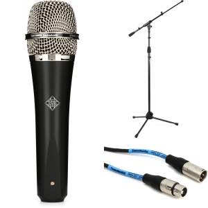 Telefunken M80 Supercardioid Dynamic Microphone Bundle with Stand and Cable
