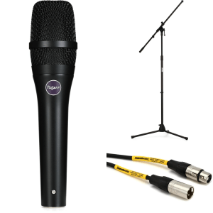 Mojave Audio MA-D Cardioid Dynamic Microphone with Stand and Cable