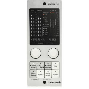 TC Electronic MASTER X HD-DT Multiband Dynamics Processor Plug-in with Dedicated Hardware Controller