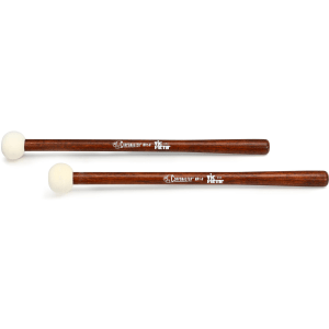 Vic Firth Corpsmaster Bass Drum Mallets - Small Head - Hard