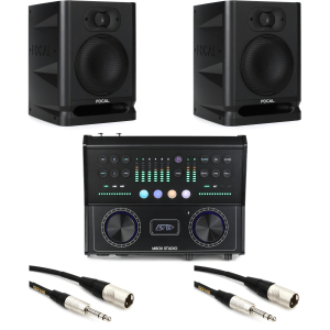 Avid MBOX Studio USB-C Audio Interface and Focal Alpha 50 Evo Studio Monitors Bundle