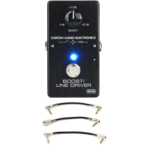 MXR MC401 CAE Boost/Line Driver Pedal and Patch Cables