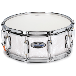 Pearl Masters Maple Complete Snare Drum - 5.5 x 14-inch - White Marine Pearl