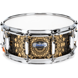Pearl Masters Maple Complete Snare Drum - 5.5 x 14-inch - Cain and Abel Graphic