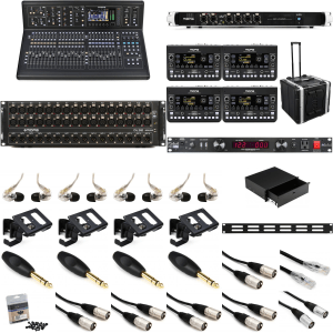 Midas M32 LIVE 40-channel Digital Mixer with Stagebox and Personal Monitor Bundle