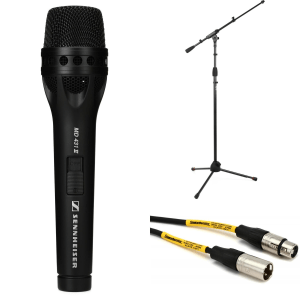 Sennheiser MD 431-II Supercardioid Dynamic Vocal Microphone with Stand and Cable