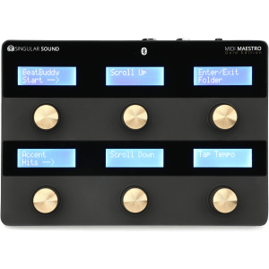 Singular Sound MIDI Maestro MIDI Foot Controller - Gold Edition
