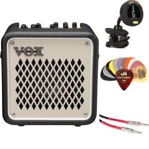 Vox Mini Go 3 3-watt Portable Modeling Amp Essentials Bundle - Beige
