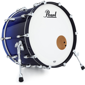 Pearl Masters Maple Pure Bass Drum - 14 x 22 inch - Kobalt Blue Fade Metallic