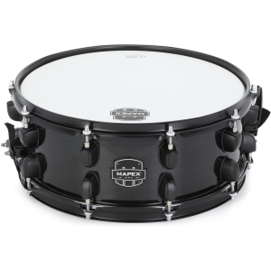 Mapex MPX Maple/Poplar Snare Drum - 5.5 x 14-inch - Black with Black Hardware