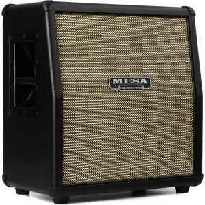 Mesa/Boogie Mini Rectifier 1x12" 60-watt Angled Extension Cabinet - Black with Cream & Black Grille