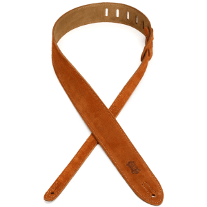 Levy's MS12 Suede Guitar Strap - Honey