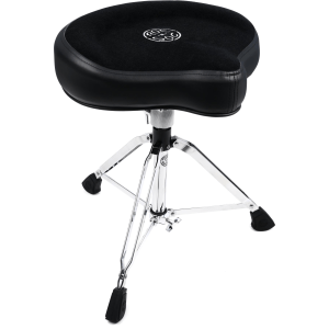 Roc-N-Soc Manual Spindle Drum Throne with Original Saddle - Black