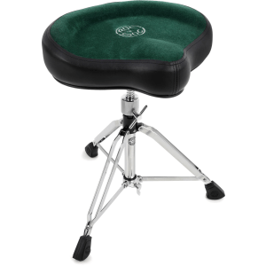 Roc-N-Soc Manual Spindle Drum Throne with Original Saddle - Green