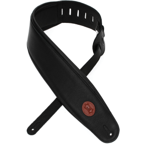 Levy's MSS2 4.5-inch Garment Leather with Heavy Padding Bass Strap - Black