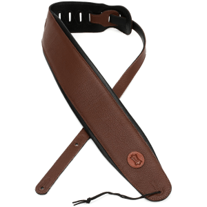 Levy's MSS2-4 Garment Leather XL Bass Strap - XL Brown