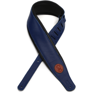 Levy's MSS2 Garment Leather Guitar Strap - Blue