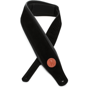 Levy's MSS2S Suede Guitar Strap - Black