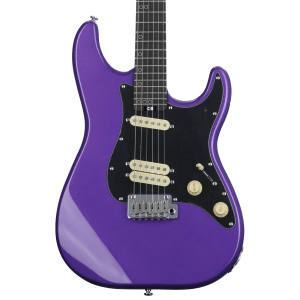 Schecter MV-6 Electric Guitar - Metallic Purple with Ebony Fingerboard