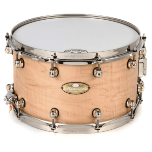 Pearl Masterworks Maple/Birch Snare Drum - 8 x 14-inch - Matte Natural Flame Maple