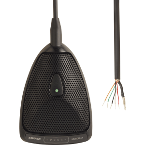 Shure MX392/S Supercardioid Boundary Microphone (Unterminated) - Black
