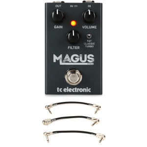 TC Electronic Magus Pro High Gain Distortion Pedal with Patch Cables
