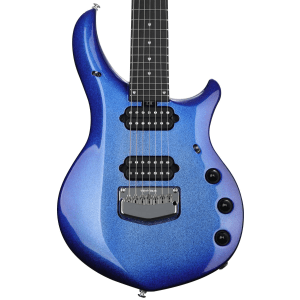 Ernie Ball Music Man John Petrucci Majesty 7 Electric Guitar - Pacific Blue Sparkle, Sweetwater Exclusive