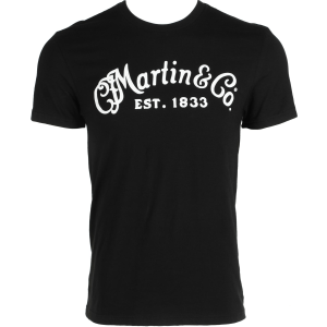 Martin Black Basic Logo T-shirt - X-Large