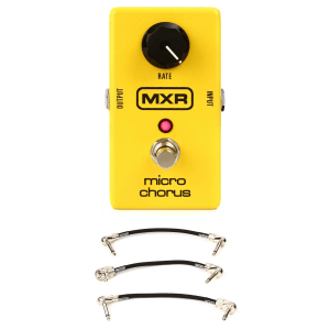 MXR M148 Micro Chorus Pedal with Patch Cables