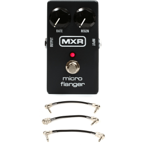 MXR M152 Micro Flanger Pedal with Patch Cables