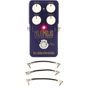 TC Electronic MojoMojo Overdrive Pedal with Patch Cables - Paul Gilbert Edition