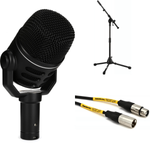 Electro-Voice ND46 Supercardioid Dynamic Instrument Microphone with Stand and Cable