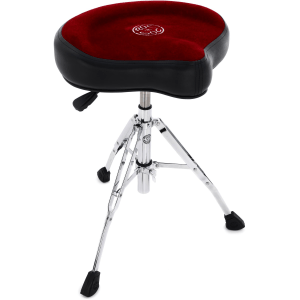 Roc-N-Soc Nitro Extended Gas Drum Throne with Original Saddle - Red