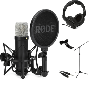 Rode NT1 5th Generation Condenser Microphone Vocalist Bundle - Black