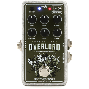 Electro-Harmonix Nano Operation Overlord Allied Overdrive Pedal