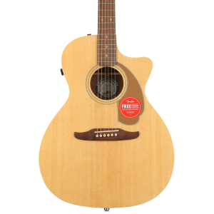Fender Newporter Player Acoustic-electric Guitar - Natural Sapele