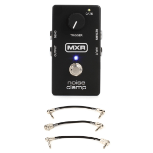 MXR M195 Noise Clamp Noise Reduction/Gate Pedal with Patch Cables