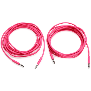 Nazca Audio Noodles Eurorack Patch Cable 3.5mm TS Male to 3.5mm TS Male - 300cm, Pink