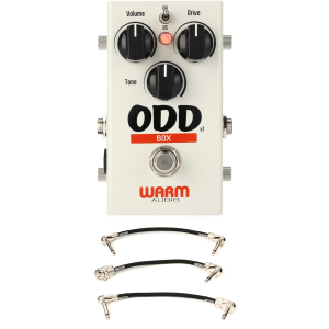 Warm Audio ODD Box Hard-clipping Overdrive Pedal with Patch Cables
