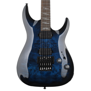 Schecter Omen Elite-6 FR Electric Guitar - See Thru Blue Burst