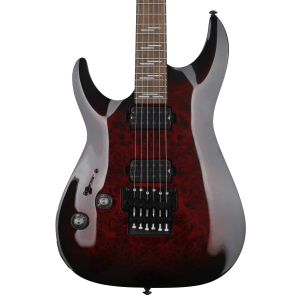 Schecter Omen Elite-6 FR Left-handed Electric Guitar - Black Cherry Burst