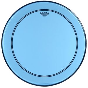 Remo Powerstroke P3 Colortone Blue Bass Drumhead - 22 inch